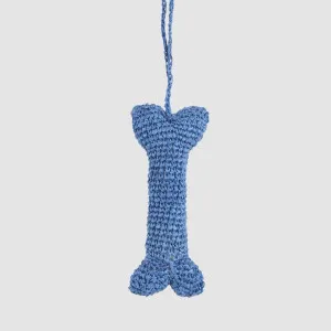 Handmade Crochet Dog Bone Decoration Blue by Vixen & Velvet, a Lighting for sale on Style Sourcebook