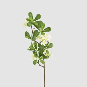 Leafy Blossom Floral Stem White by JMC FLORALS, a Decorative Accessories for sale on Style Sourcebook