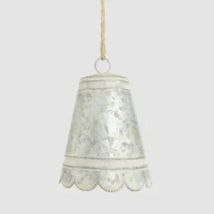 Anvers Scalloped Zinc Bell Small by PERFECT PIECES, a Plant Holders for sale on Style Sourcebook