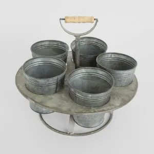 Parterre Zinc Seedling Holder by PERFECT PIECES, a Plant Holders for sale on Style Sourcebook