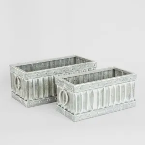 Saintes Zinc Planters Set of 2 by PERFECT PIECES, a Plant Holders for sale on Style Sourcebook