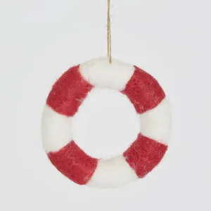Buoy Hanging Tree Decoration Red by Vixen & Velvet, a Christmas for sale on Style Sourcebook
