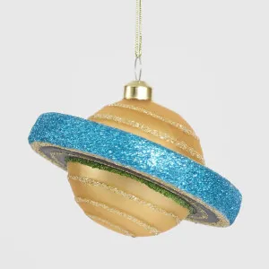 Glitter Planet Hanging Decoration by Vixen & Velvet, a Christmas for sale on Style Sourcebook