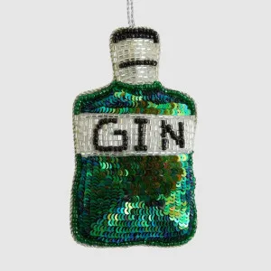 Gin Time! Beaded Hanging Decoration by Vixen & Velvet, a Christmas for sale on Style Sourcebook