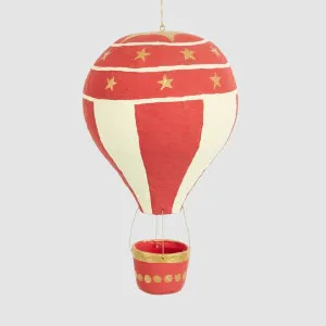 Mache Hot Air Balloon Large Red by Vixen & Velvet, a Decorative Accessories for sale on Style Sourcebook