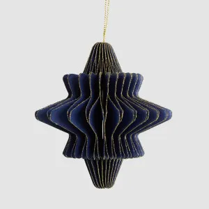 Paper Star Decoration 10 Blue by Vixen & Velvet, a Decorative Accessories for sale on Style Sourcebook