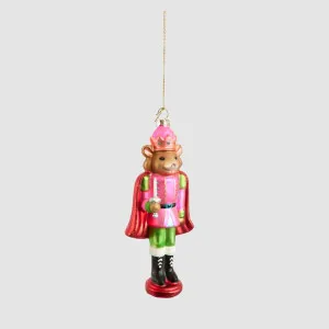 Mr Mouse Glass Nutcracker Tree Decoration by Vixen & Velvet, a Plants for sale on Style Sourcebook
