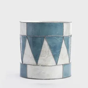 Blue Diamond Capiz Drum by Vixen & Velvet, a Plants for sale on Style Sourcebook