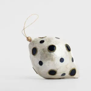 Blue Dot Capiz Bauble by Vixen & Velvet, a Decorative Accessories for sale on Style Sourcebook