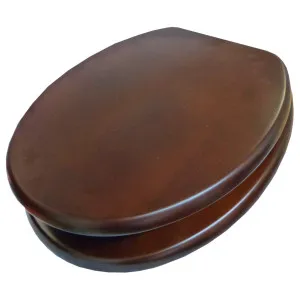 Timber Toilet Seat - Mahogany Veneer by Schots Home Emporium, a Toilets & Bidets for sale on Style Sourcebook