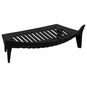 Hob 43cm x 25cmCurved  Cast Iron Grate, Black by Schots, a Fireplace Mantels & Surrounds for sale on Style Sourcebook