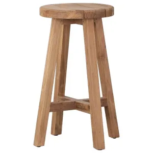 Gatos Recycled Teak Natural Counter Stool by Schots, a Bar Stools for sale on Style Sourcebook