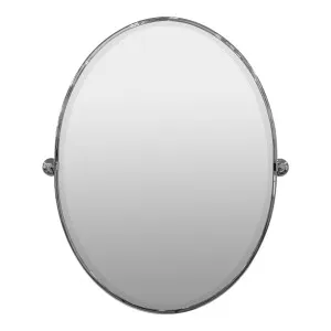 Rafael Oval Pivot Mirror, Chrome by Schots, a Mirrors for sale on Style Sourcebook