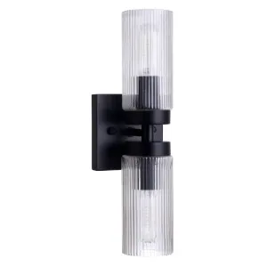 Chester 2 Light Wall Bracket, Black by Lighting Inspirations, a Wall Lighting for sale on Style Sourcebook