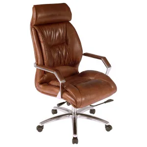 Leather Office Chair, Vintage Whiskey by Schots, a Chairs for sale on Style Sourcebook