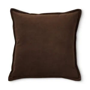 Mira Velvet Chocolate Cushion 50cm x 50cm by Madras Link, a Cushions, Decorative Pillows for sale on Style Sourcebook