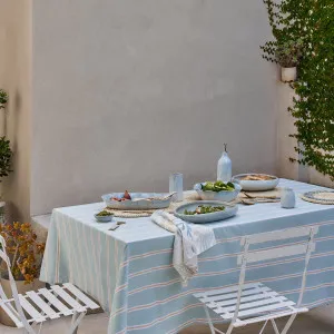 Kiama Blue Stripe Tablecloth 150X230CM by Madras Link, a Table Cloths & Runners for sale on Style Sourcebook