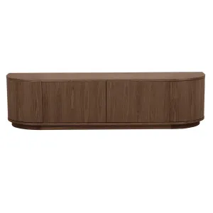 Oberon Crescent Entertainment Units - Smoked Ash by GlobeWest, a Entertainment Units & TV Stands for sale on Style Sourcebook