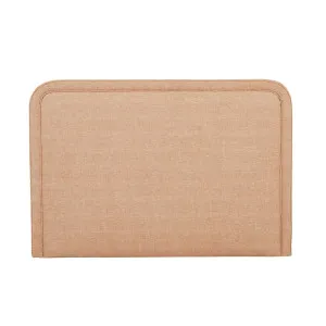 Hugo Ridge Bedhead - Peach by GlobeWest, a Bed Heads for sale on Style Sourcebook