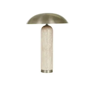 Easton Tilt Table Lamp - Travertine - Antique Pewter by GlobeWest, a Table & Bedside Lamps for sale on Style Sourcebook