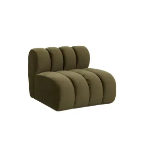 Juno Ziggy 1 Seater Centre Sofa - Loden by GlobeWest, a Sofas for sale on Style Sourcebook