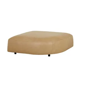 Tolv Peal Rounded Ottoman with Fixed Covers - Arena Leather by Tolv, a Sofas for sale on Style Sourcebook