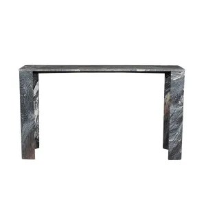 Atlas Slab Console Table - Storm Marble by GlobeWest, a Console Table for sale on Style Sourcebook