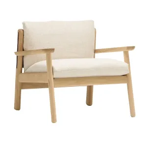 Tolv Wren Occasional Chair - Oatmeal - Blonde Oak by Tolv, a Chairs for sale on Style Sourcebook