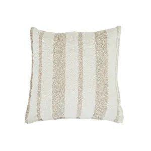 Aruba Amalfi Outdoor Square Cushion - Natural Awning Stripe by GlobeWest, a Outdoor Cushions for sale on Style Sourcebook