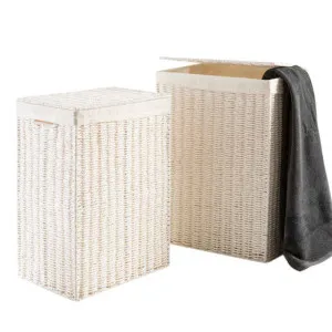 Habitat Harbour Laundry Hamper White by Habitat, a Laundry Bags & Baskets for sale on Style Sourcebook