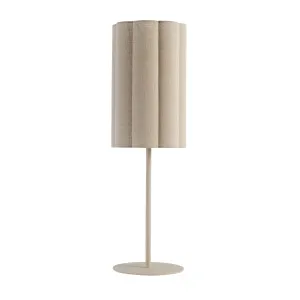 Muse Talstone Linen 69Cm Table Lamp Beige by Muse, a Table & Bedside Lamps for sale on Style Sourcebook