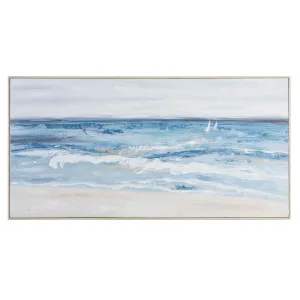 Muse Serene Framed Canvas Wall Art Blue by Muse, a Wall Hangings & Decor for sale on Style Sourcebook