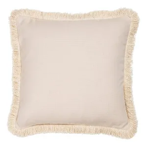 Muse Chester Fringe Feather Cushion Natural by Muse, a Cushions, Decorative Pillows for sale on Style Sourcebook