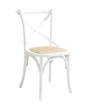 Muse Bentwood Cross Back Dining Chair White by Muse, a Dining Chairs for sale on Style Sourcebook
