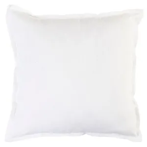 Muse Sahara Linen Feather Cushion White by Muse, a Cushions, Decorative Pillows for sale on Style Sourcebook