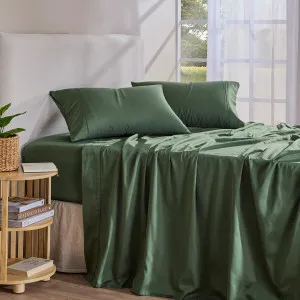 Habitat 375Tc Australian Cotton Sheet Set Dark Green by Habitat, a Sheets for sale on Style Sourcebook