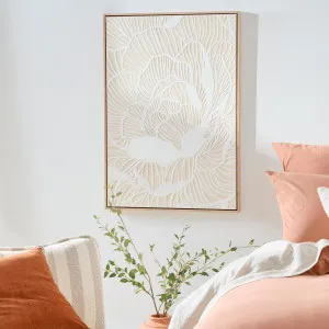Muse Contour Bloom Textured Wall Art Natural by Muse, a Wall Hangings & Decor for sale on Style Sourcebook