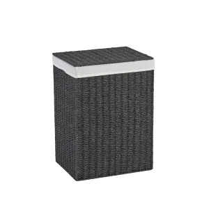 Habitat Harbour Laundry Hamper Black by Habitat, a Laundry Bags & Baskets for sale on Style Sourcebook