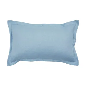 Muse Sahara Linen Feather Oblong Cushion Light Blue by Muse, a Cushions, Decorative Pillows for sale on Style Sourcebook
