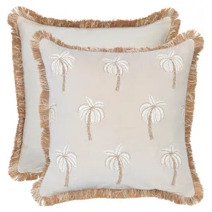 Muse Palm Springs Cushion Natural by Muse, a Cushions, Decorative Pillows for sale on Style Sourcebook
