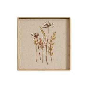 Muse Connie Framed Embroidery Wall Art Meadow Flowers by Muse, a Wall Hangings & Decor for sale on Style Sourcebook