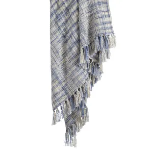 Habitat Marbella Throw Blue by Habitat, a Throws for sale on Style Sourcebook