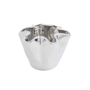 Muse Enzo Wave Bowl Silver by Muse, a Bowls for sale on Style Sourcebook