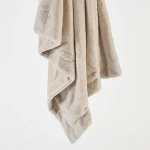 Muse Nevada Faux Fur Throw Natural by Muse, a Throws for sale on Style Sourcebook