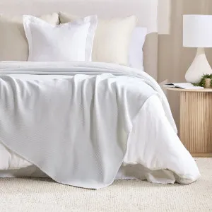 Muse Haven 300Gsm Cotton Waffle Blanket Ocean by Muse, a Blankets & Throws for sale on Style Sourcebook