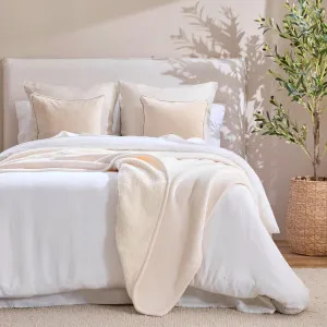 Muse Marshmallow 510Gsm Microfibre Blanket Snow by Muse, a Blankets & Throws for sale on Style Sourcebook