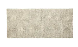Habitat Pebbles Wool Floor Runner Beige by Habitat, a Contemporary Rugs for sale on Style Sourcebook