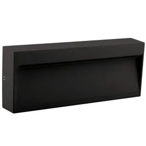 Domus Zeke Pro 8 24V Modern Rectangle Outdoor Surface Mounted LED Wall/Step Light - Black by Domus, a Outdoor Lighting for sale on Style Sourcebook