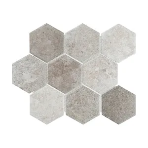 Como Hexagon Stone Matt Mosaic Tile by Beaumont Tiles, a Mosaic Tiles for sale on Style Sourcebook