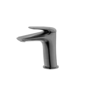 Tela Basin Mixer Brushed Gun Metal by Haus25, a Bathroom Taps & Mixers for sale on Style Sourcebook